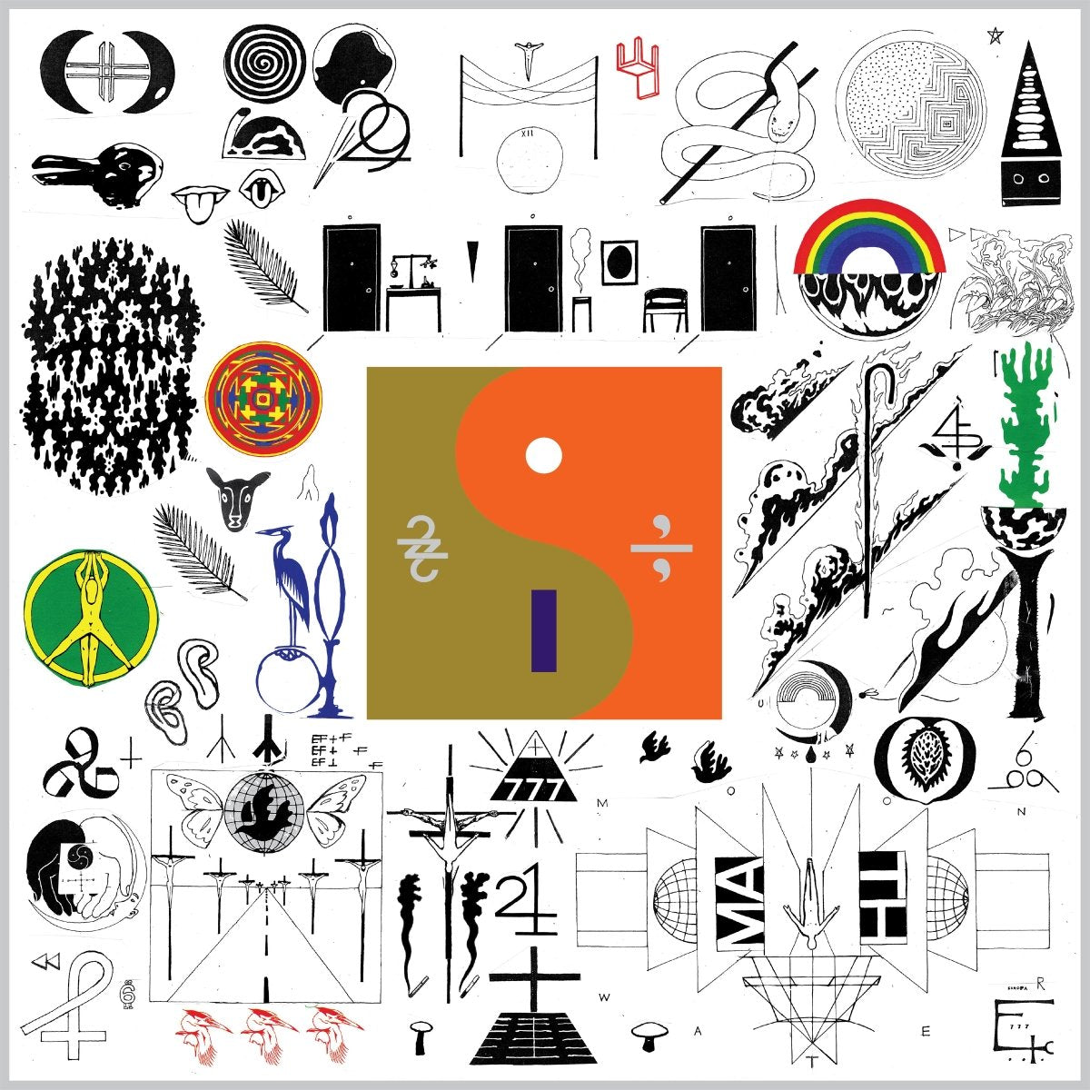 Bon Iver - 22, A Million (10th Anniversary) - Frosted Silver Vinyl Record - Indie Vinyl Den