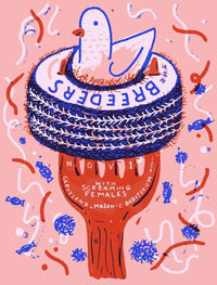 Breeders - Masonic Auditorium Cleveland Gig Poster rockit-t-shirts.myshopify.com #Indie_Vinyl_Den#