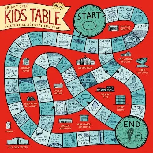 Bright Eyes - Kids Table - Vinyl Record EP w/Bonus! rockit-t-shirts.myshopify.com #Indie_Vinyl_Den#