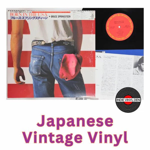 Bruce Springsteen - Born In The USA  - Japanese Vintage Vinyl rockit-t-shirts.myshopify.com #Indie_Vinyl_Den#
