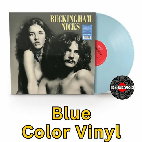 Buckingham / Nicks - Blue Color Vinyl Record rockit-t-shirts.myshopify.com #Indie_Vinyl_Den#
