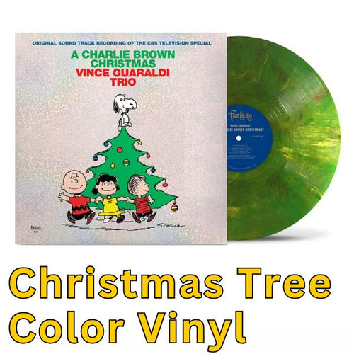 Vince Guaraldi Trio - A Charlie Brown Christmas - Christmas Tree Color Vinyl Record