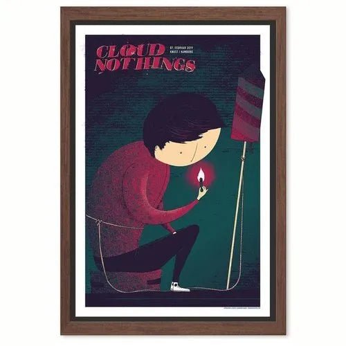 CLOUD NOTHINGS - HAMBURG 2019 Gig Poster