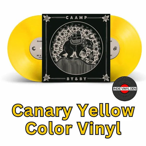 Caamp - By and By - Canary Yellow Color Vinyl Record rockit-t-shirts.myshopify.com #Indie_Vinyl_Den#