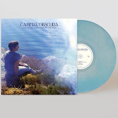 Camera Obscura - Look to the East, Look to the West - Baby Blue & White color vinyl rockit-t-shirts.myshopify.com #Indie_Vinyl_Den#