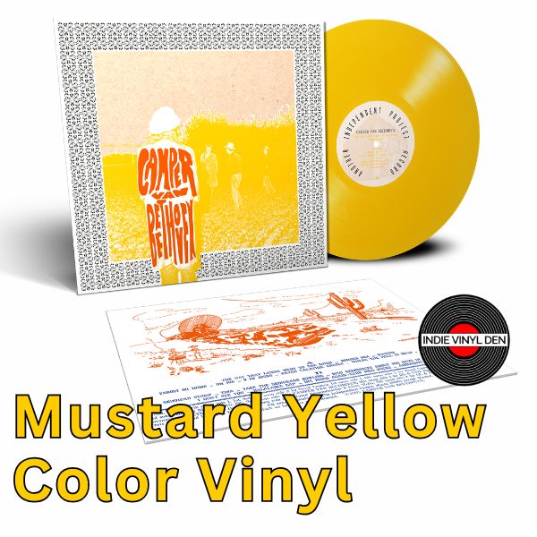 Camper Van Beethoven -Telephone Free Landslide Victory - Deluxe Mustard Yellow Color Vinyl