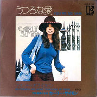 Carly Simon - You're So Vain - Japanese Vintage 7" Vinyl Single rockit-t-shirts.myshopify.com #Indie_Vinyl_Den#