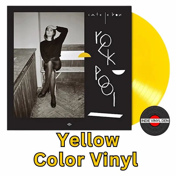 Cate Le Bon - Rock Pool - Yellow Color Vinyl Record 45RPM