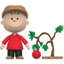 Charlie Brown & Sad Tree (Snow Globe Card Back) ReAction Figure - Super7