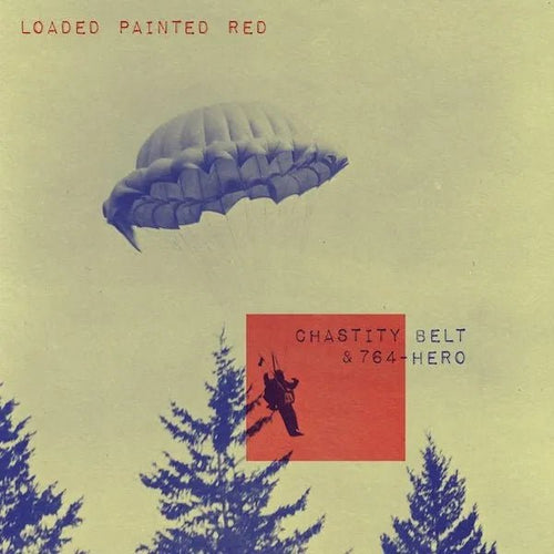 Chastity Belt & 764-Hero - Loaded Painted Red - Opaque Purple 7" Record rockit-t-shirts.myshopify.com #Indie_Vinyl_Den#