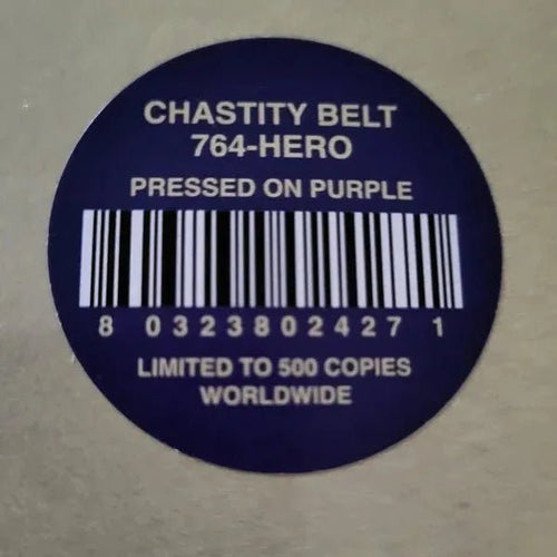 Chastity Belt & 764-Hero - Loaded Painted Red - Opaque Purple 7" Record rockit-t-shirts.myshopify.com #Indie_Vinyl_Den#