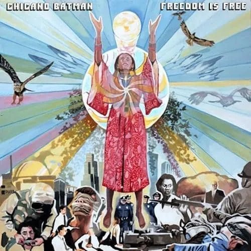 Chicano Batman - Freedom Is Free - Pink & Blue Splatter Color Vinyl Record