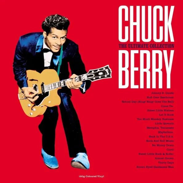 Chuck Berry - The Ultimate Collection Red Color Vinyl Record rockit-t-shirts.myshopify.com #Indie_Vinyl_Den#