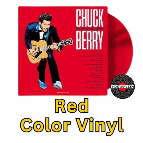 Chuck Berry - The Ultimate Collection Red Color Vinyl Record rockit-t-shirts.myshopify.com #Indie_Vinyl_Den#