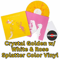 Clap Your Hands Say Yeah (20th Anniversary Edition) - Crystal Golden w/ White & Rose Splatter Vinyl Record rockit-t-shirts.myshopify.com #Indie_Vinyl_Den#