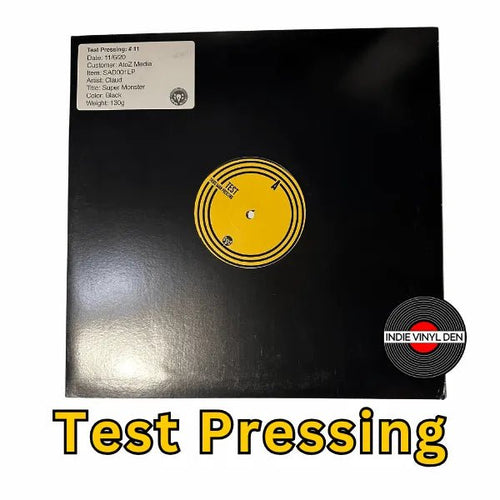 Claud - Super Monster - Vinyl Test Pressing rockit-t-shirts.myshopify.com #Indie_Vinyl_Den#