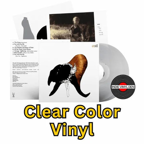 Coil - Black Antlers - Clear Vinyl Record 2LP rockit-t-shirts.myshopify.com #Indie_Vinyl_Den#