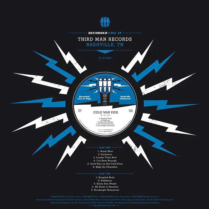 Cold War Kids - Live at Third Man - Vinyl Record