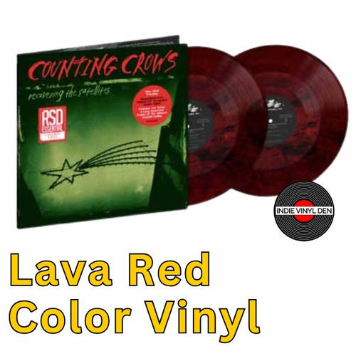 Counting Crows - Recovering The Satellites - Lava Red Color Vinyl Record 2LP