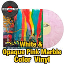 Cotton Jones - Paranoid Cocoon - White & Opaque Pink Marble Color Vinyl Record rockit-t-shirts.myshopify.com #Indie_Vinyl_Den#