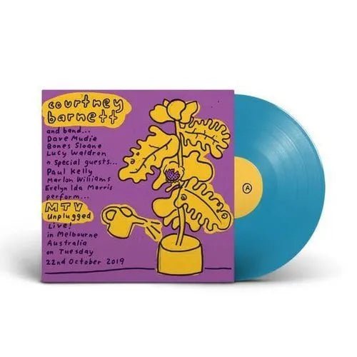 Courtney Barnett - MTV Unplugged Live In Melbourne - Aqua Blue Color Vinyl Record LP IMPORT rockit-t-shirts.myshopify.com #Indie_Vinyl_Den#