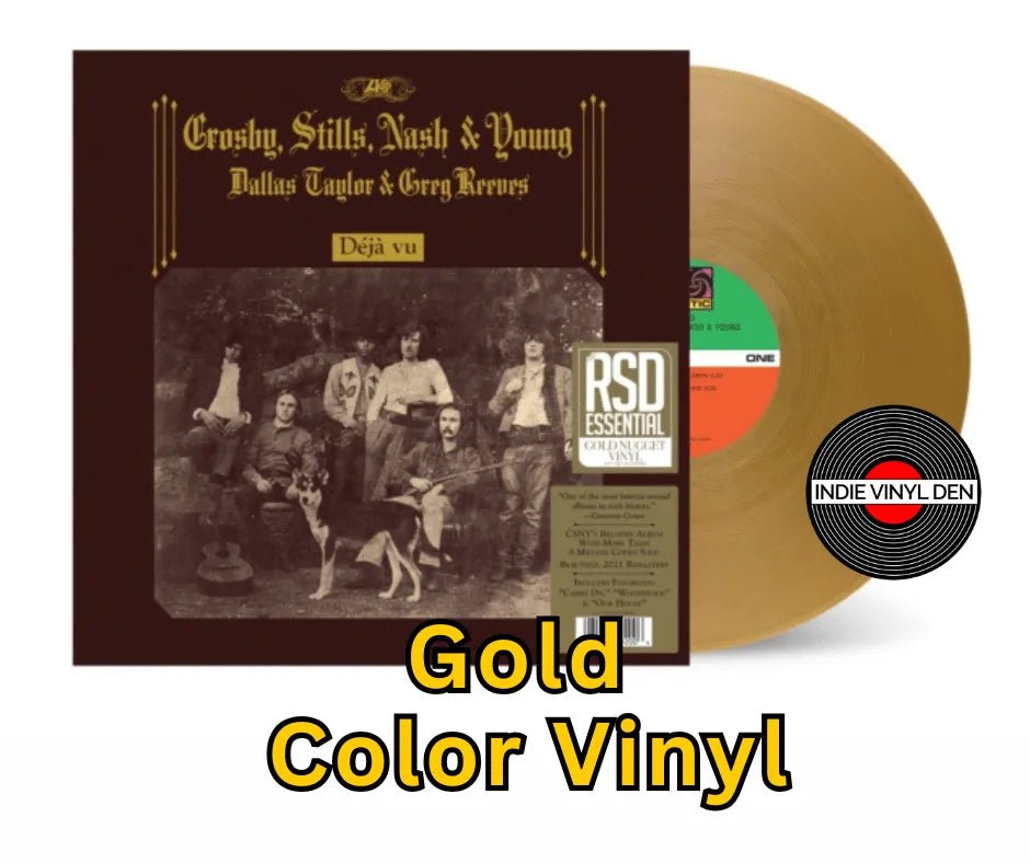 Crosby, Stills, Nash and Young - Déjà Vu - Gold Color Vinyl Record