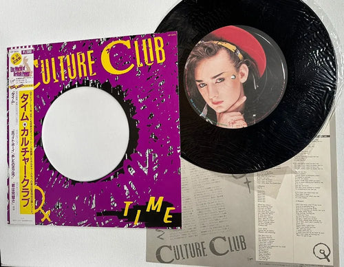 Culture Club - Time / White Boy (Long Version) - Japanese Vintage 12" Vinyl rockit-t-shirts.myshopify.com #Indie_Vinyl_Den#