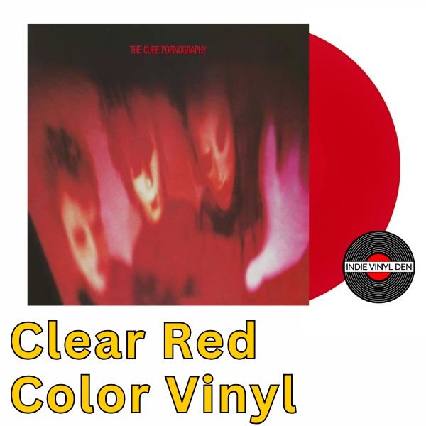 Cure - Pornography - Clear Red Color Vinyl Record