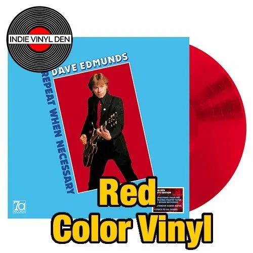 Dave Edmunds - Repeat When Necessary - Disco de vinilo rojo 