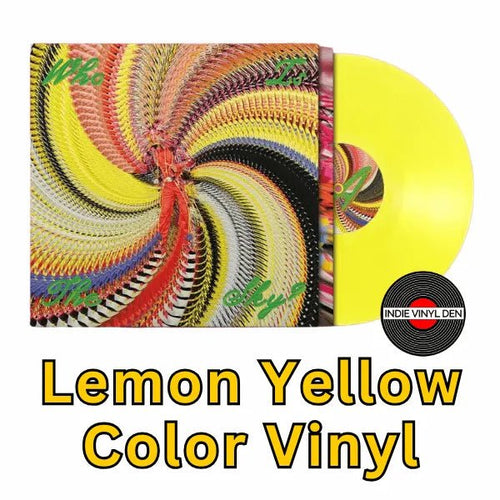 David Byrne - Who Is The Sky? - Lemon Yellow Color Vinyl Record w/BONUS rockit-t-shirts.myshopify.com #Indie_Vinyl_Den#