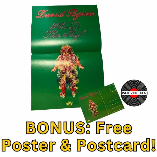 David Byrne - Who Is The Sky? - Lemon Yellow Color Vinyl Record w/BONUS