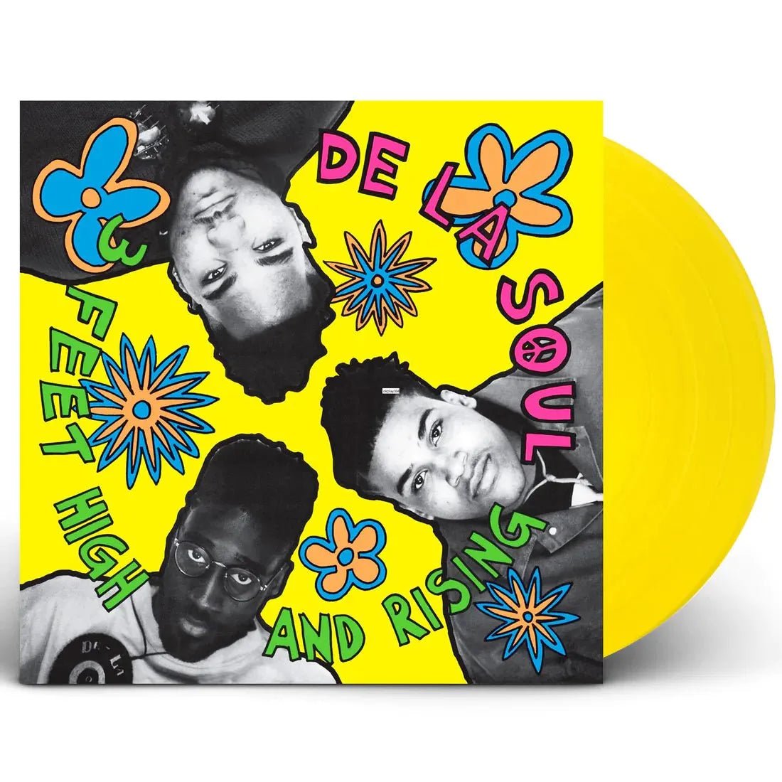De La Soul - 3 Feet High And Rising - Yellow Color Vinyl 180g rockit-t-shirts.myshopify.com #Indie_Vinyl_Den#