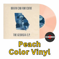 Death Cab for Cutie - The Georgia EP - Peach Color Vinyl Record rockit-t-shirts.myshopify.com #Indie_Vinyl_Den#
