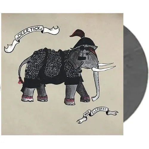 Deer Tick - War Elephant - Original Cover - Gray Color Vinyl rockit-t-shirts.myshopify.com