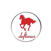 Deftones White Horse Round - Enamel Pin rockit-t-shirts.myshopify.com #Indie_Vinyl_Den#