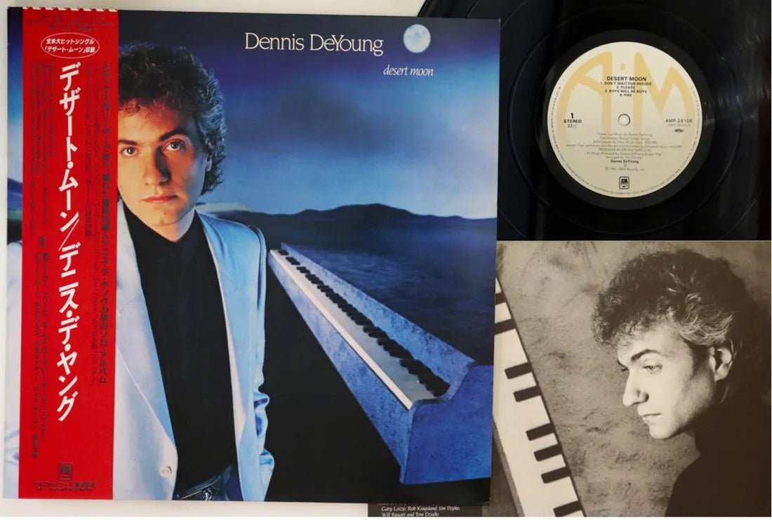 Dennis DeYoung - Desert Moon - Vinilo vintage japonés