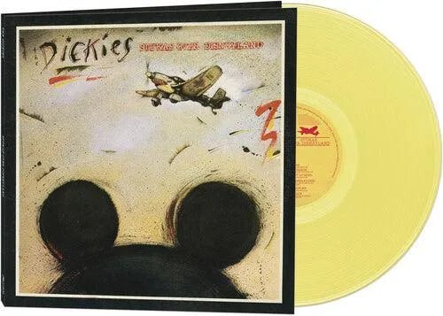 Dickies - Stukas Over Disneyland- YELLOW Color Vinyl Record * rockit-t-shirts.myshopify.com #Indie_Vinyl_Den#