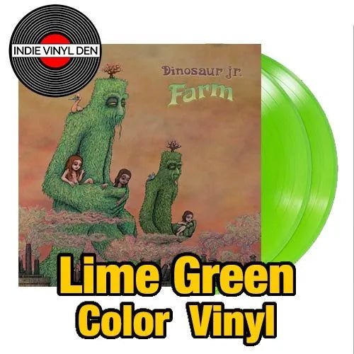 Dinosaur Jr - Farm (15th Anniversary Edition) - Lime Green Color Vinyl Record