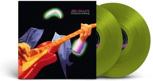Dire Straits - Money for Nothing - Green Color Vinyl 2LP * rockit-t-shirts.myshopify.com