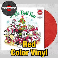 Disney Jingle Bell Fun - Various Artists -  Red Color Vinyl Record rockit-t-shirts.myshopify.com #Indie_Vinyl_Den#