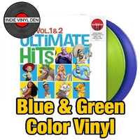 Disney Ultimate Hits Vol. 1-2 - Green & Blue Color Vinyl Record rockit-t-shirts.myshopify.com #Indie_Vinyl_Den#