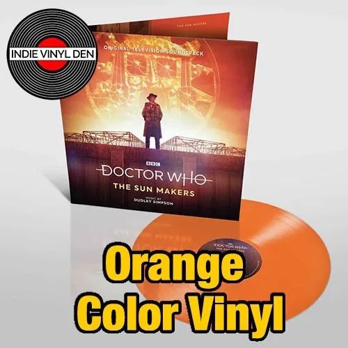 Doctor Who: Banda sonora original de The Sun Makers TV - Disco de vinilo color naranja