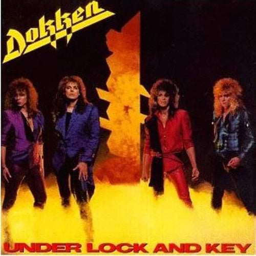 Dokken - Under Lock & Key - Yellow Color Vinyl Record - Indie Vinyl Den