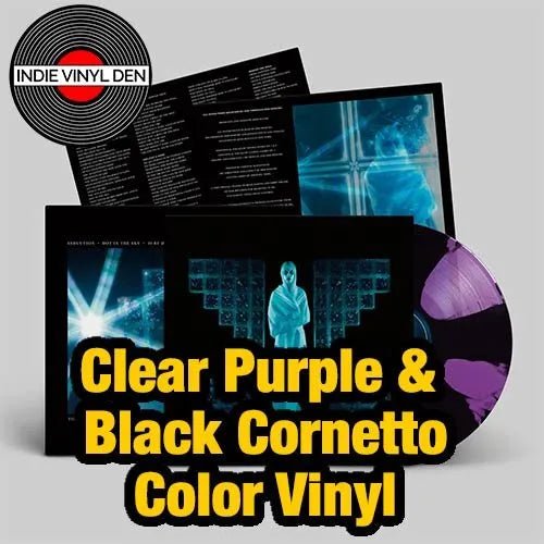 Drab Majesty - The Demonstration - Clear Purple & Black Cornetto Color Vinyl Record