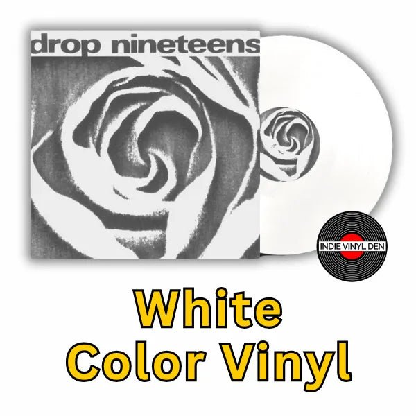 Drop Nineteens - 1991 - White Color Vinyl Record rockit-t-shirts.myshopify.com #Indie_Vinyl_Den#