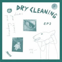 Dry Cleaning - First Two EPs - Clear Blue Color Vinyl Record rockit-t-shirts.myshopify.com #Indie_Vinyl_Den#