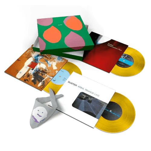 Duster - Moods, Modes - 3 x 7" Box Set Yellow Color Vinyl Record rockit-t-shirts.myshopify.com #Indie_Vinyl_Den#