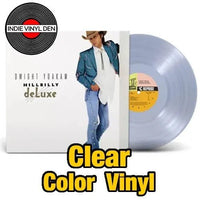 Dwight Yoakam - Hillbilly Deluxe - Clear Color Vinyl Record * rockit-t-shirts.myshopify.com #Indie_Vinyl_Den#