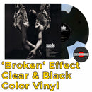 Suede - Antidepressants - ‘Broken’ Effect crystal Clear & Black Color Vinyl