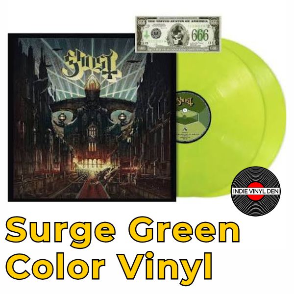 Ghost - Meliora (10th Anniversary) - Surge Green 2LP Vinyl Record *